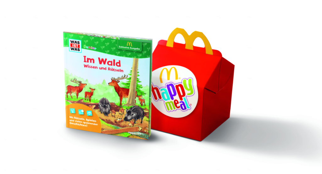 McDonald's Happy Meal mit Buch und Spende