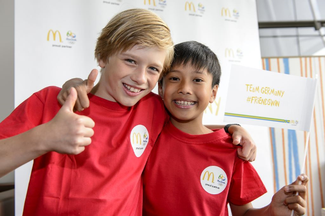 McDonald's Gewinnerkids Moritz und Finn-Luka