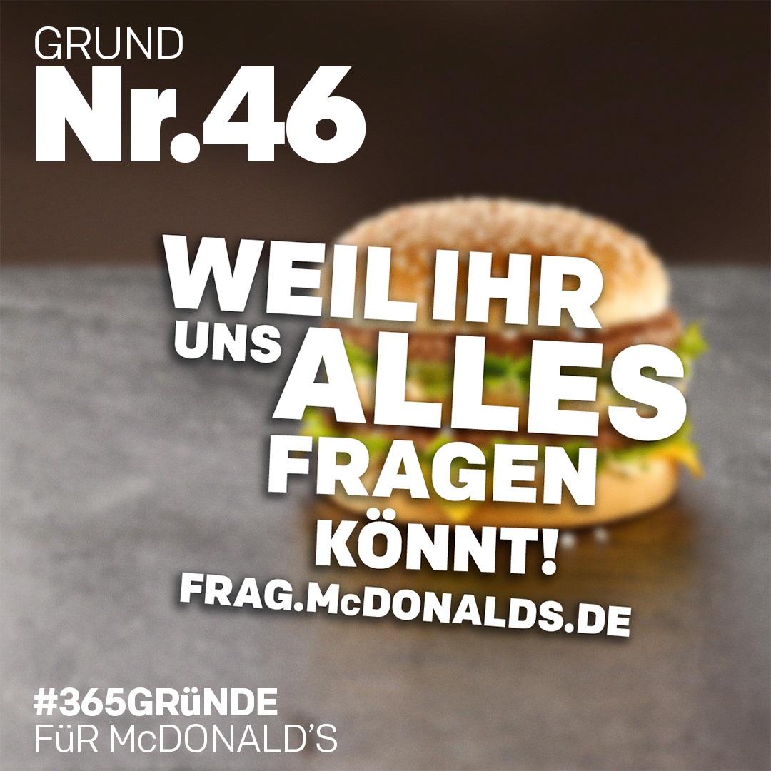 365 Gründe für McDonald’s – Februar