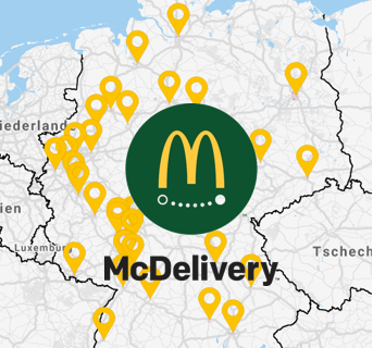McDelivery – Dein Menü umweltschonend per Rad geliefert!