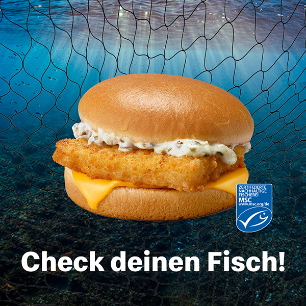 Seit sieben Jahren am Haken: McDonald’s unterstützt auch 2026 „Check deinen Fisch!“