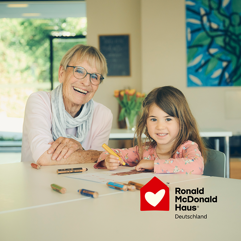 Ronald McDonald Haus Deutschland: neues Design, gleiche Mission